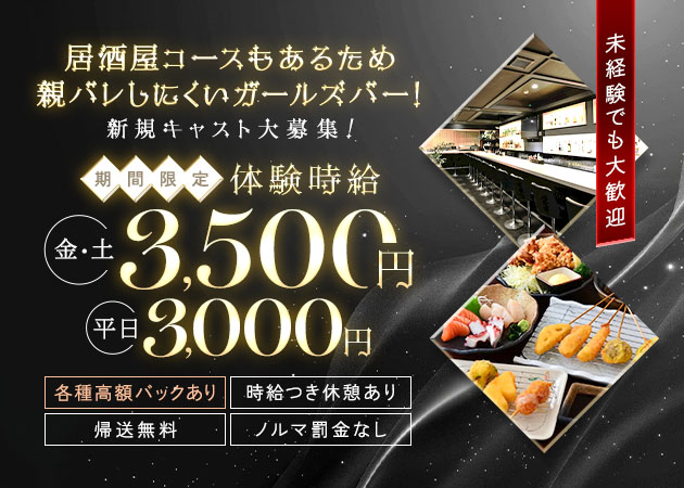 串揚げBAR はなび 職種:カウンターレディ