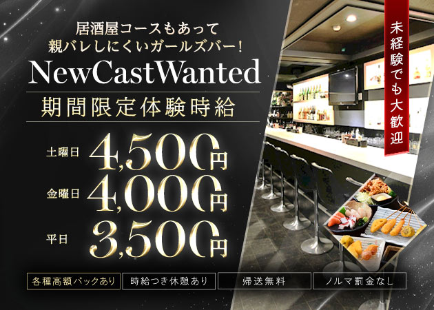 串揚げBAR はなび 職種：カウンターレディ