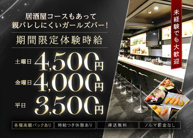 串揚げBAR はなび 職種：カウンターレディ