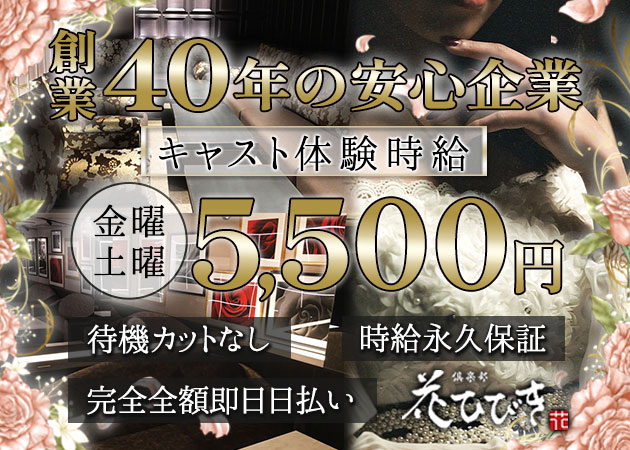東武宇都宮キャバクラ・倶楽部 花ひびきの求人