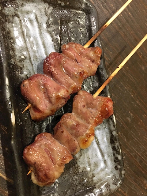 野毛　煮込み名物もつしげの串焼き 焼き鳥