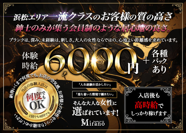 Mirano 職種：フロアレディ