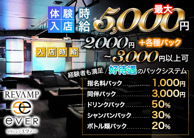 REVAMP ever 職種:フロアレディ