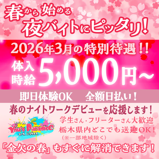 girl's bar You's Paradise - JR宇都宮のガールズバー