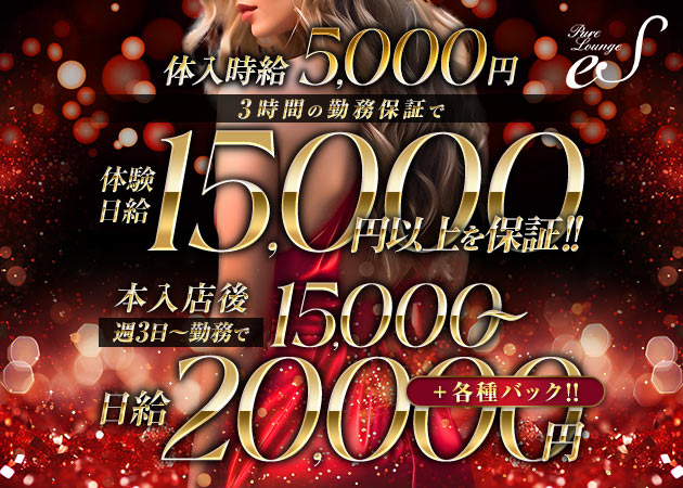 JR宇都宮キャバクラ・Pure Lounge esの求人