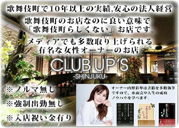UP's 職種:フロアレディ