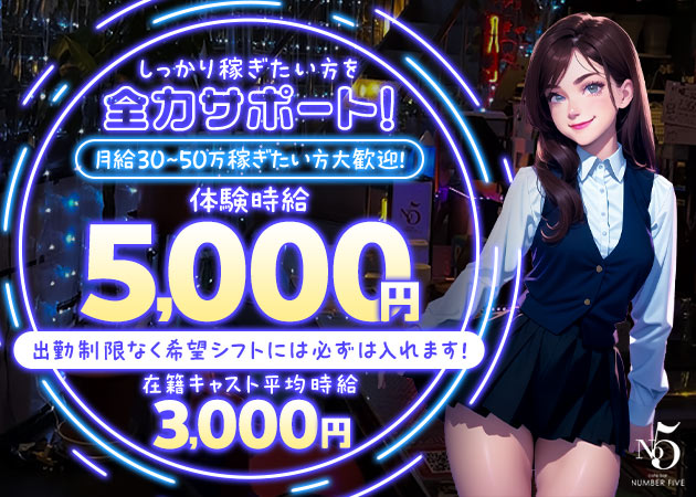 Cafe bar No5 職種：カウンターレディ