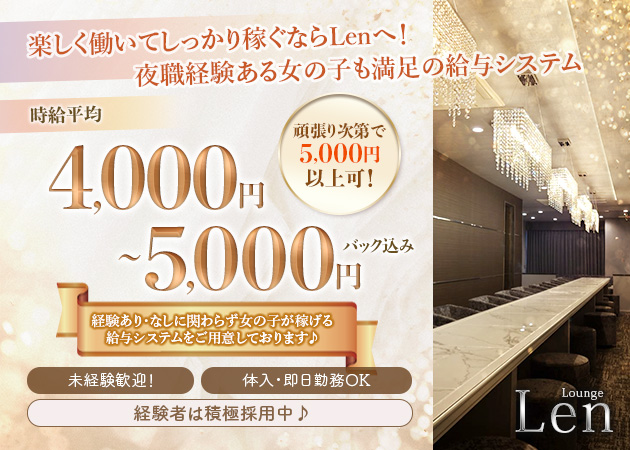 Lounge Len 職種：フロアレディ